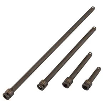 Gourmetgalley 4 Pieces 1/2" Drive Impact Wobble Extension Set GO3488413